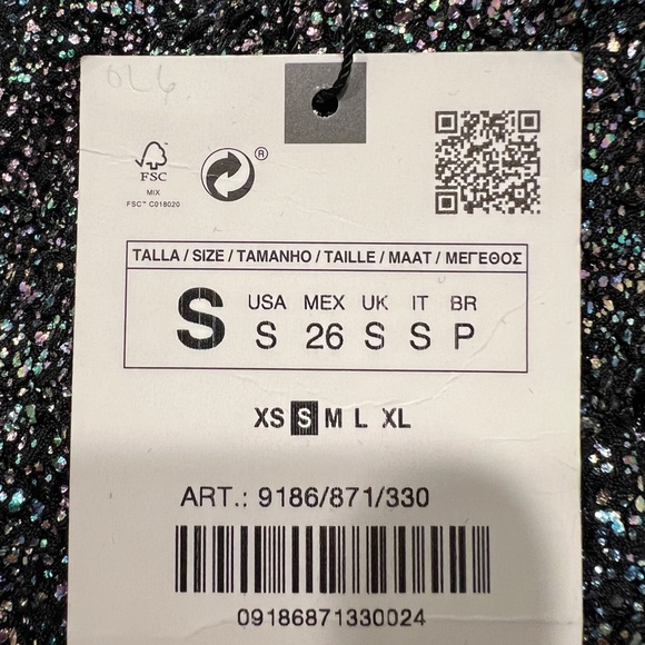 ZARA PATTERNED CUT OUT DRESS - Picture 13 of 14